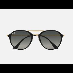 Ray-Ban Blaze Double Bridge Black Sunglasses